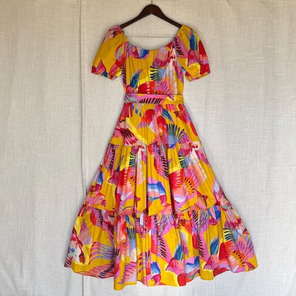 FARM Rio Multicolor Off-Shoulder Maxi Dress - Picture 5 of 16